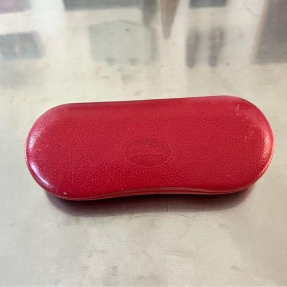 Longchamp Accessories - Longchamp Leather Embossed Glasses Hard Case